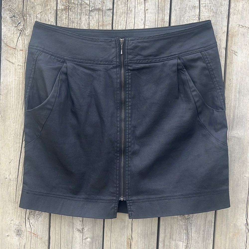 Sexy little PART TWO BLACK MINI SKIRT SIZE 32 ZIPPPER